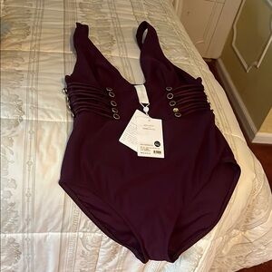 Zimmermann One Piece Swimsuit - Purple